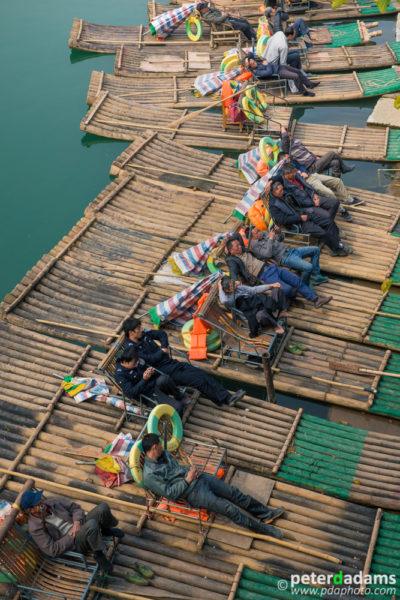 Raft Vendors, near Yangshuo