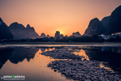 Sunset, Yangshuo