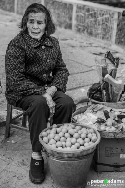 Orange Vendor, near Yangshuo